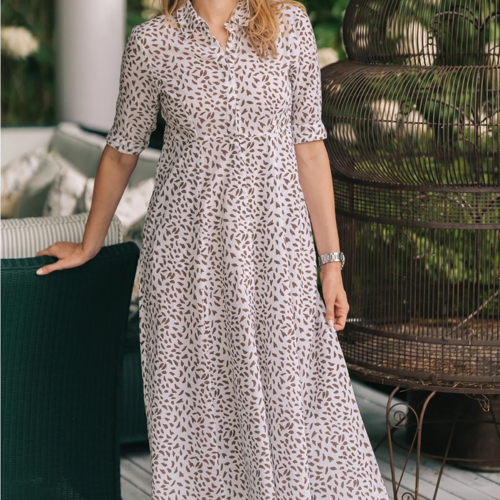 Julia Amory Coco Spot Shirt Dress
